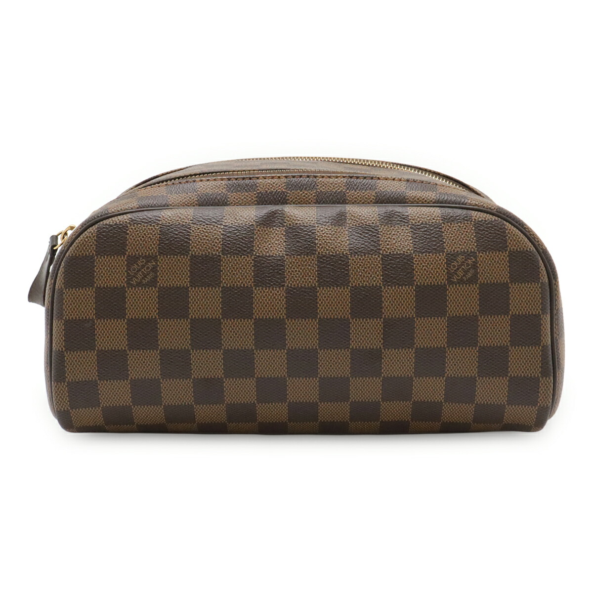 LOUIS VUITTON ルイ ヴィトン ダミエ トゥルース トワネットボール キングサイズ かざり付ける合財袋 旅行合財袋 マルチ合財袋 二番め御徒面子 N47527 【中古】