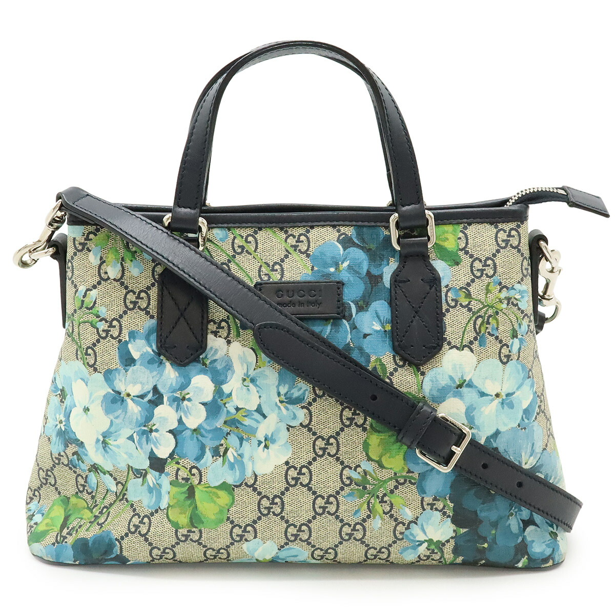 【鑑定済・極美品】グッチ ブルームス 2way トートバッグ A4可 ベージュ GUCCI グッチ トートバッグ ショルダーバッグ 2WAY メンズ