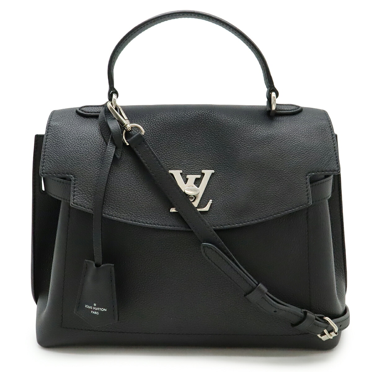 LOUIS VUITTON ルイ ヴィトン ロックミー エヴァー MM ハンドバック 2WAY ショルダーバッグ なめし革 ノワール 黒 黒いこと M51395 【中古】