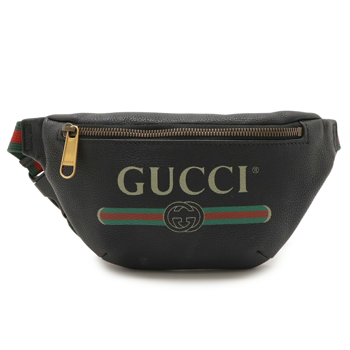 GUCCI グッチ グッチ刷り上げる スモール 三尺帯御徒面子 シェリー酒伝達ルート 酉の方角御徒面子 御居処御徒面子 上半身御徒面子 なめし革 黒 黒いこと 527792 【中古】
