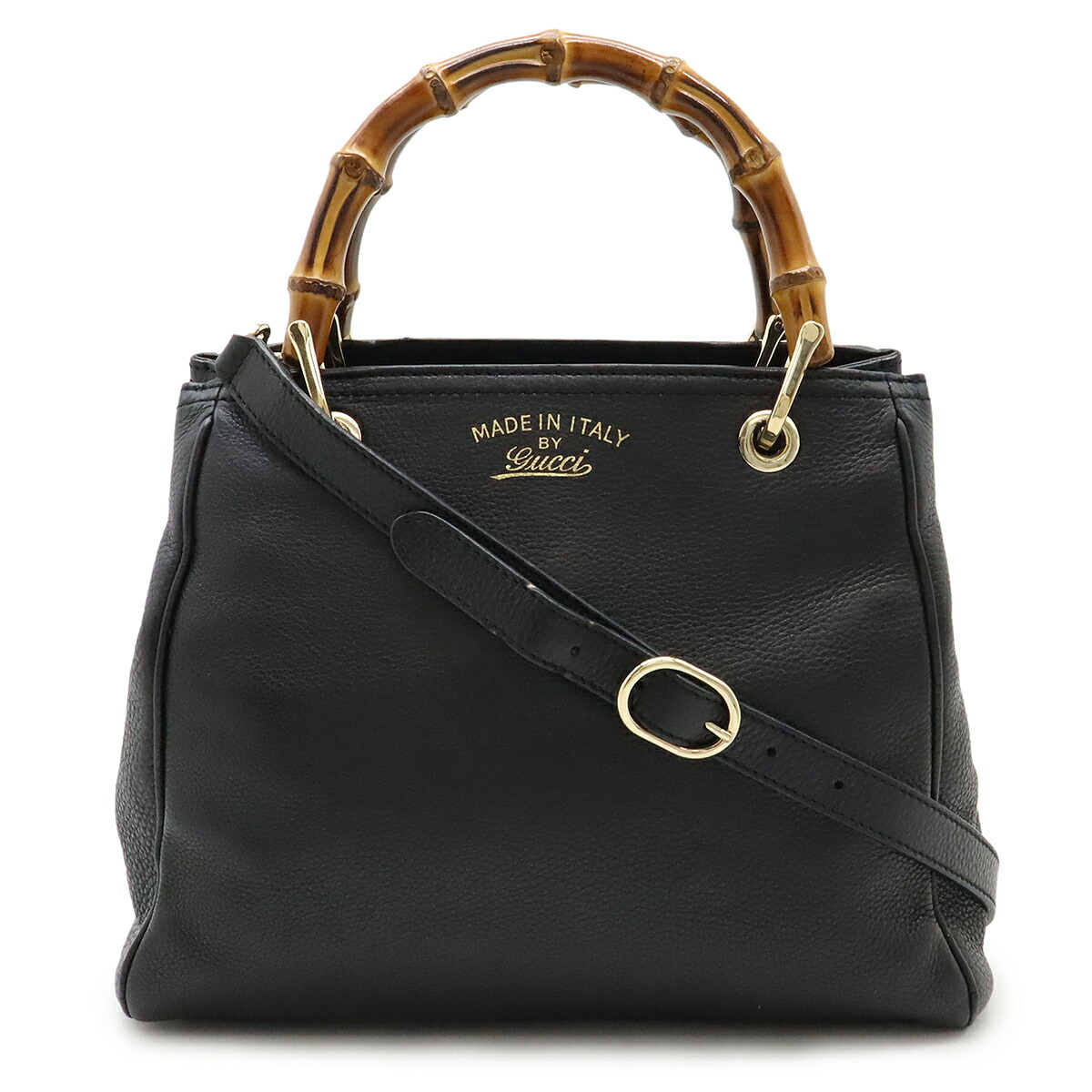 楽天市場】GUCCI グッチ バンブーハンドル 黒 ブラック ダイアナ