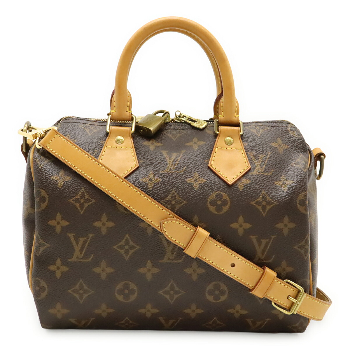 LOUIS VUITTON ルイ ヴィトン モノグラム スピーディ バンドリエール25 ハンドバック ミニボストンバッグ 2WAY ショルダーバッグ 曲がった掛け M41113 【中古】