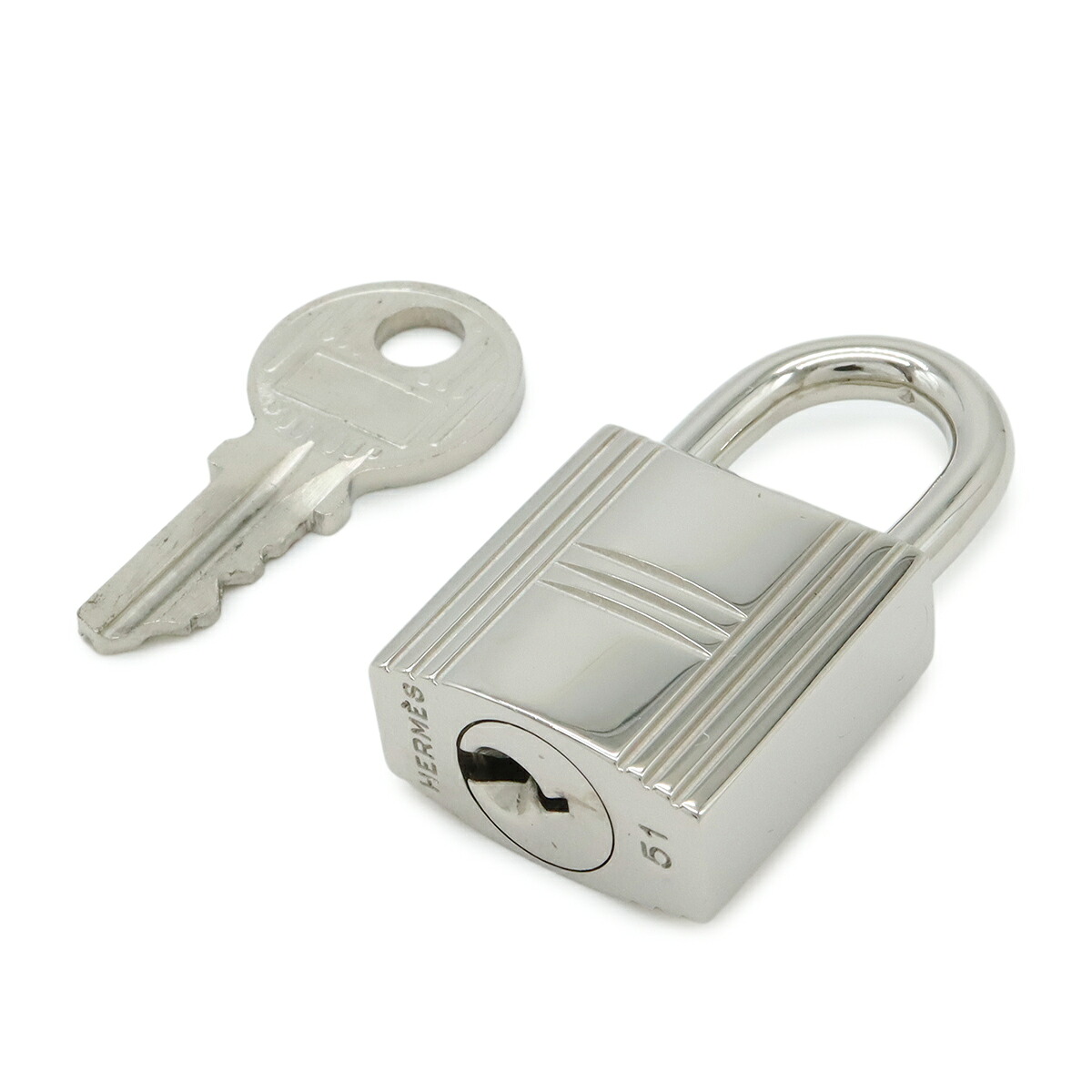 HERMES エルメス カデナ パドロック 南京錠 No.51 鍵 カギ キー付き メタル シルバー 【中古】｜Blumin 店 18,104円