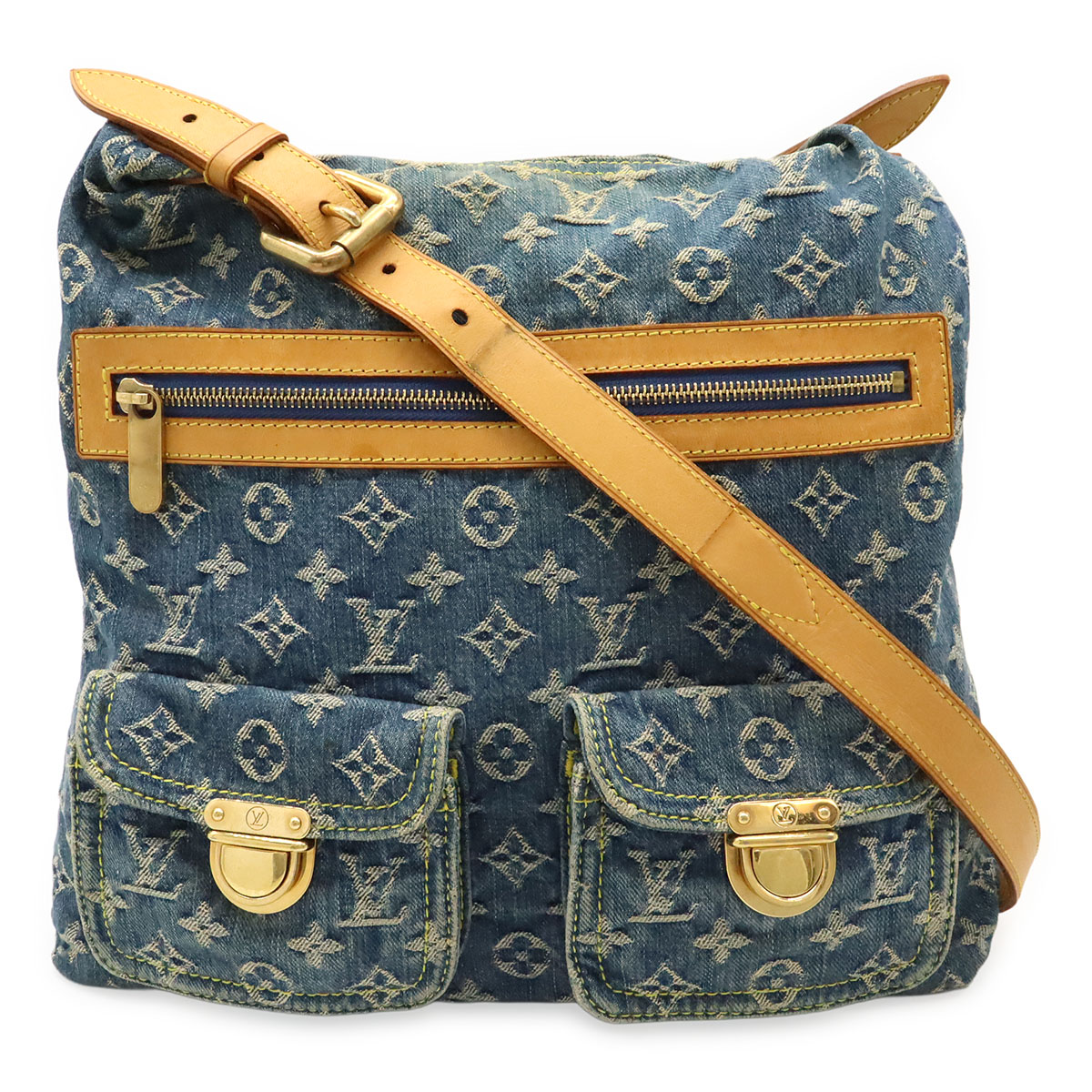 ルイヴィトン　モノグラムデニム　バギー用 ショルダーストラップ 楽天市場】LOUIS VUITTON ルイ ヴィトン モノグラムデニム