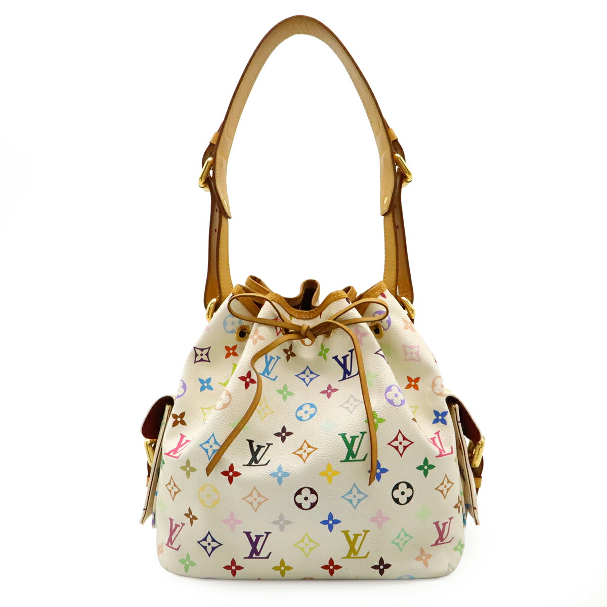 LOUIS VUITTON ルイ ヴィトン モノグラムマルチカラー プチノエ ショルダーバッグ セミショルダー ワンショルダー ブロン ホワイト M42229 楽天市場】LOUIS VUITTON ルイ ヴィトン モノグラムマルチカラー