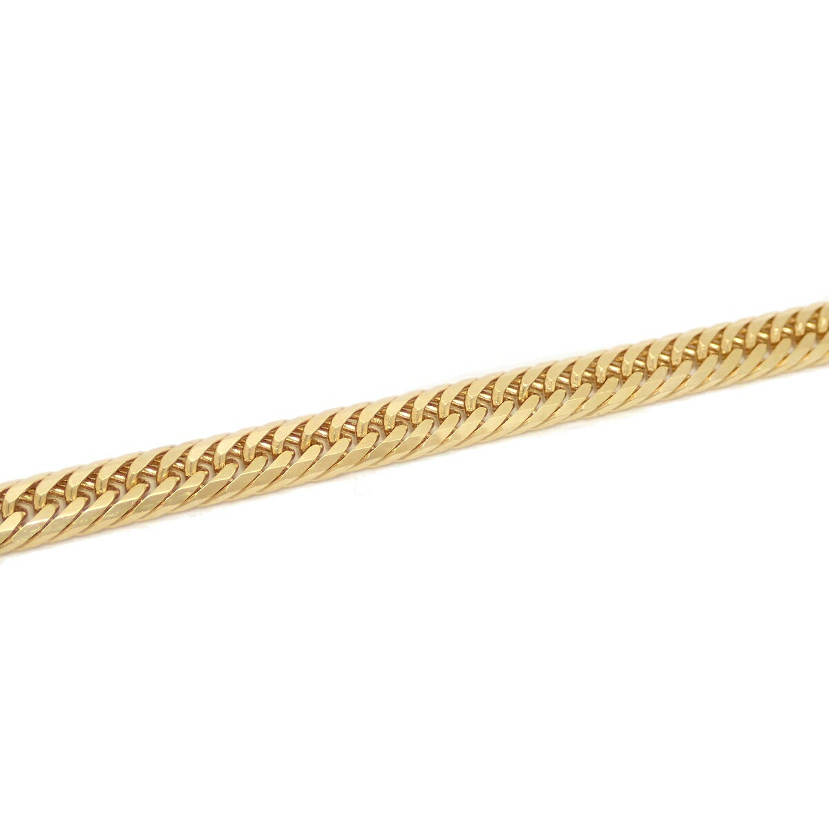 (C061813) K18 YG 喜平2面シングル ネックレス ジュエリーマキ C061813) K18 YG 喜平2面シングル ネックレス ジュエリーマキ - メルカリ