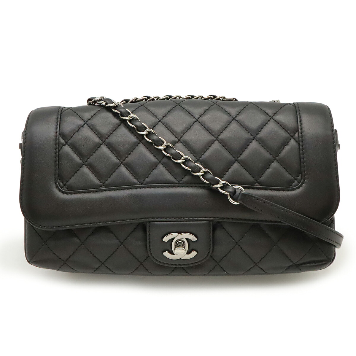 楽天市場】シャネル チェーンショルダーバッグ CHANEL マトラッセ 縦型