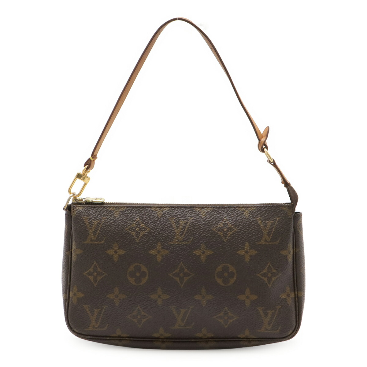 LOUIS VUITTON ルイ ヴィトン モノグラム ポシェット アクセソワール 付属品合切袋 ハンドバック 寄りあい御徒面子 M51980 【中古】