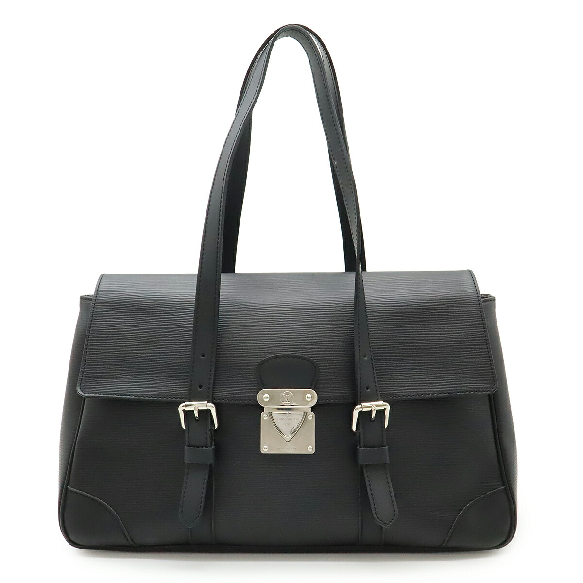 今週末限定価格Louis Vuitton エピレザー ブラックバッグ ルイヴィトンバサーノ GM 2WAY 14127 黒 メンズ エピレザー