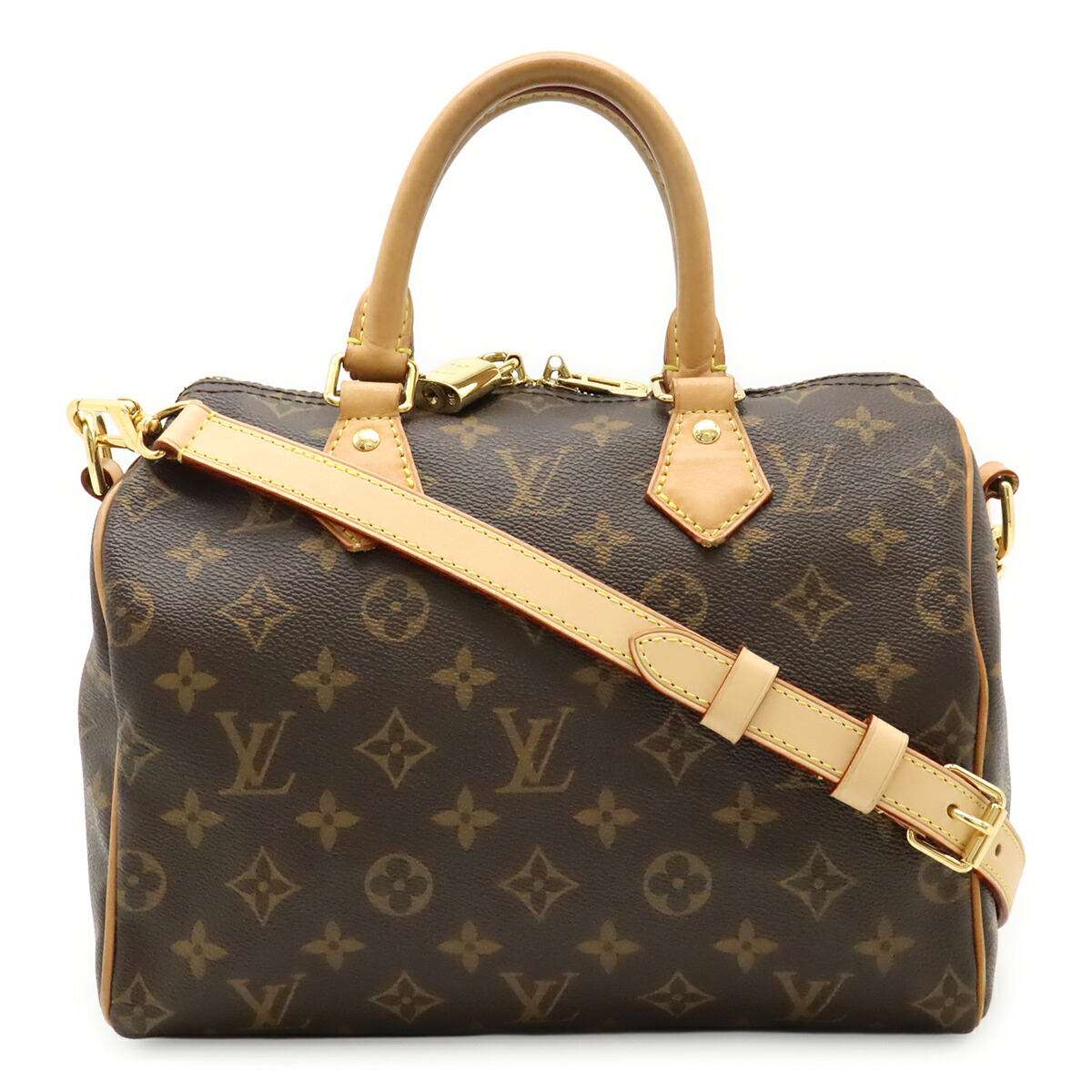 LOUIS VUITTON ルイ ヴィトン モノグラム スピーディ バンドリール25 ハンドバッグ ミニボストン 2WAY ショルダーバッグ 斜め掛け M46977 【中古】｜Blumin 店