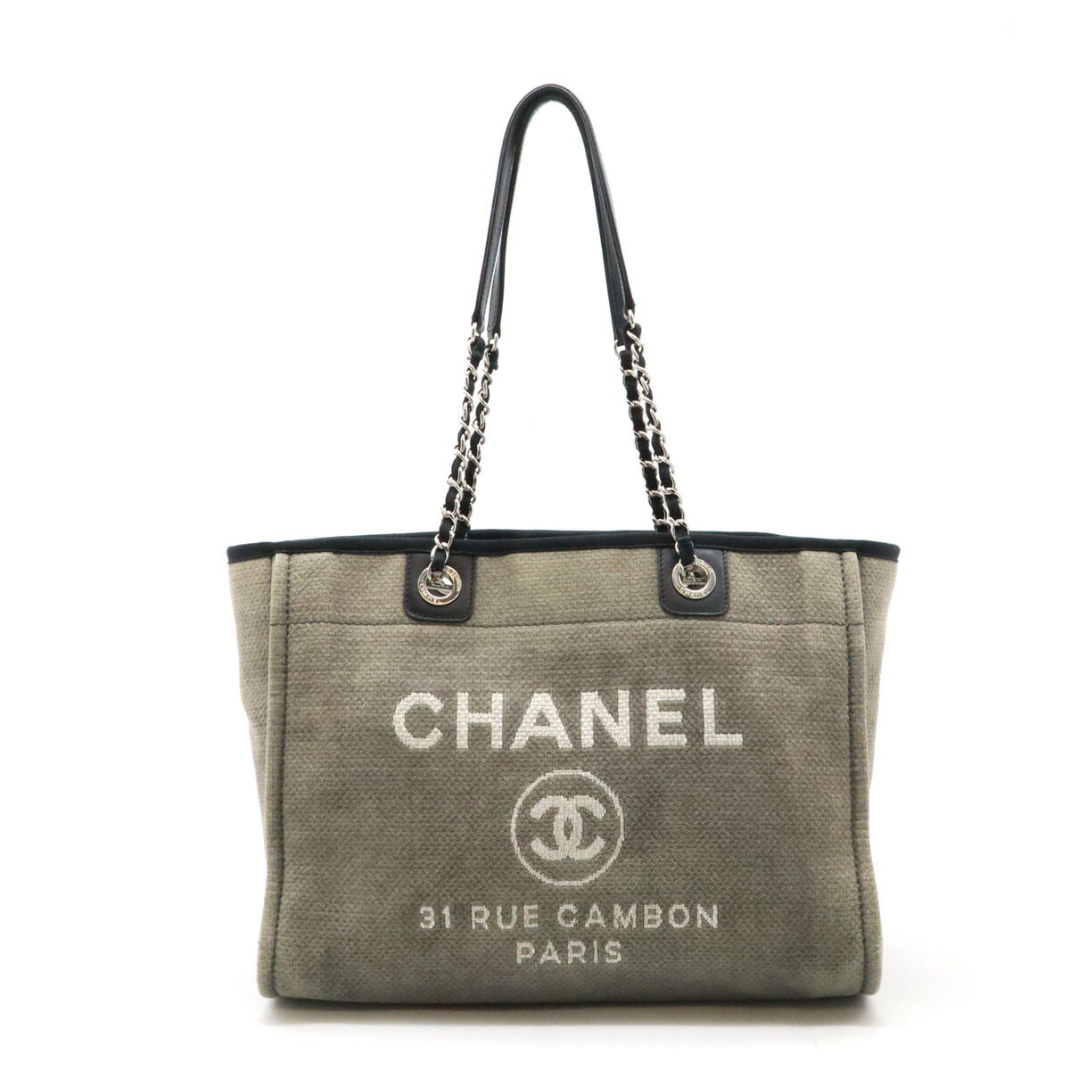 楽天市場】CHANEL シャネル ドーヴィルライン ミディアムトート