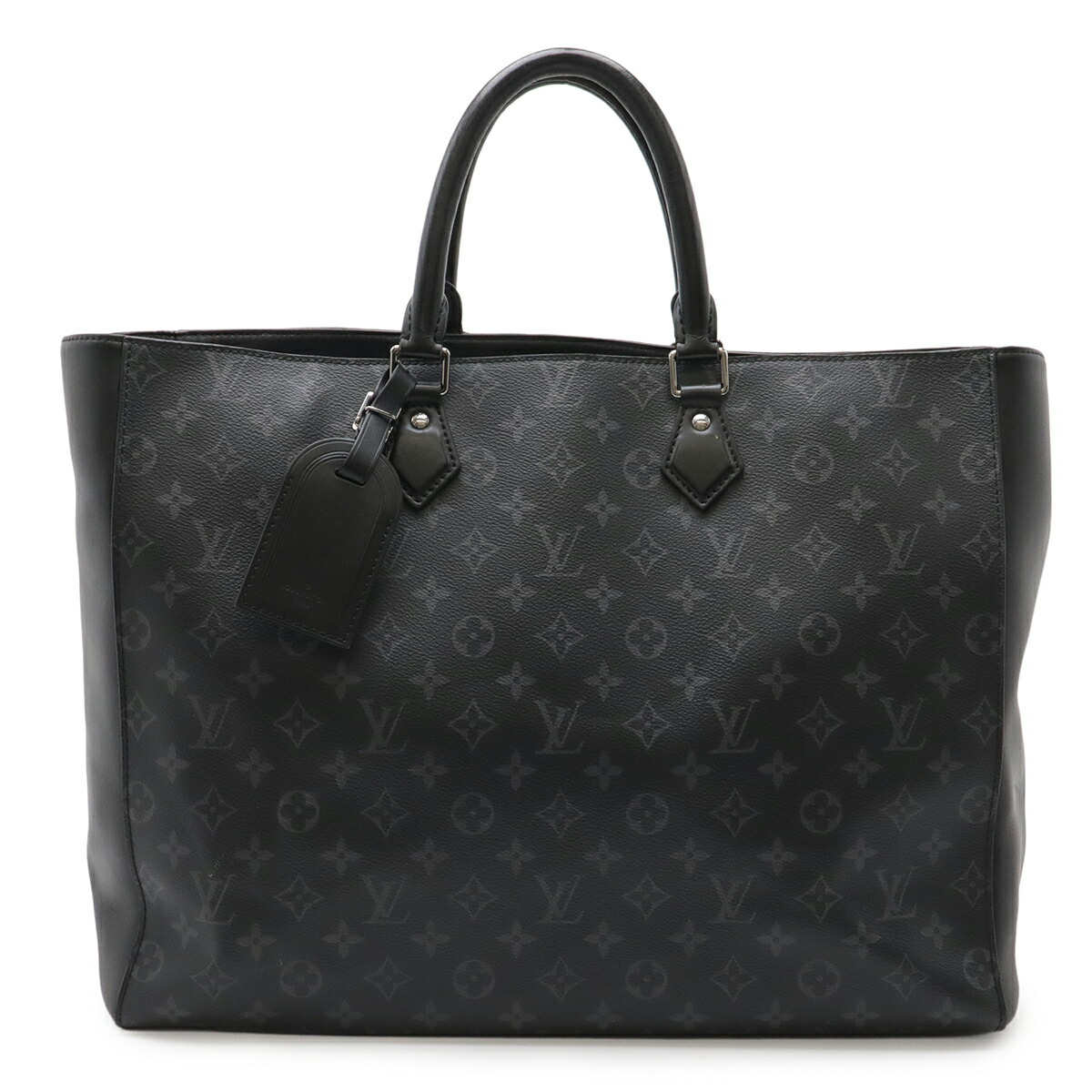 LOUIS VUITTON ルイ ヴィトン モノグラムエクリプス グラン サック トートバッグ ラージトート 商行為御徒面子 車寄せ付き添い人 M44733 【中古】