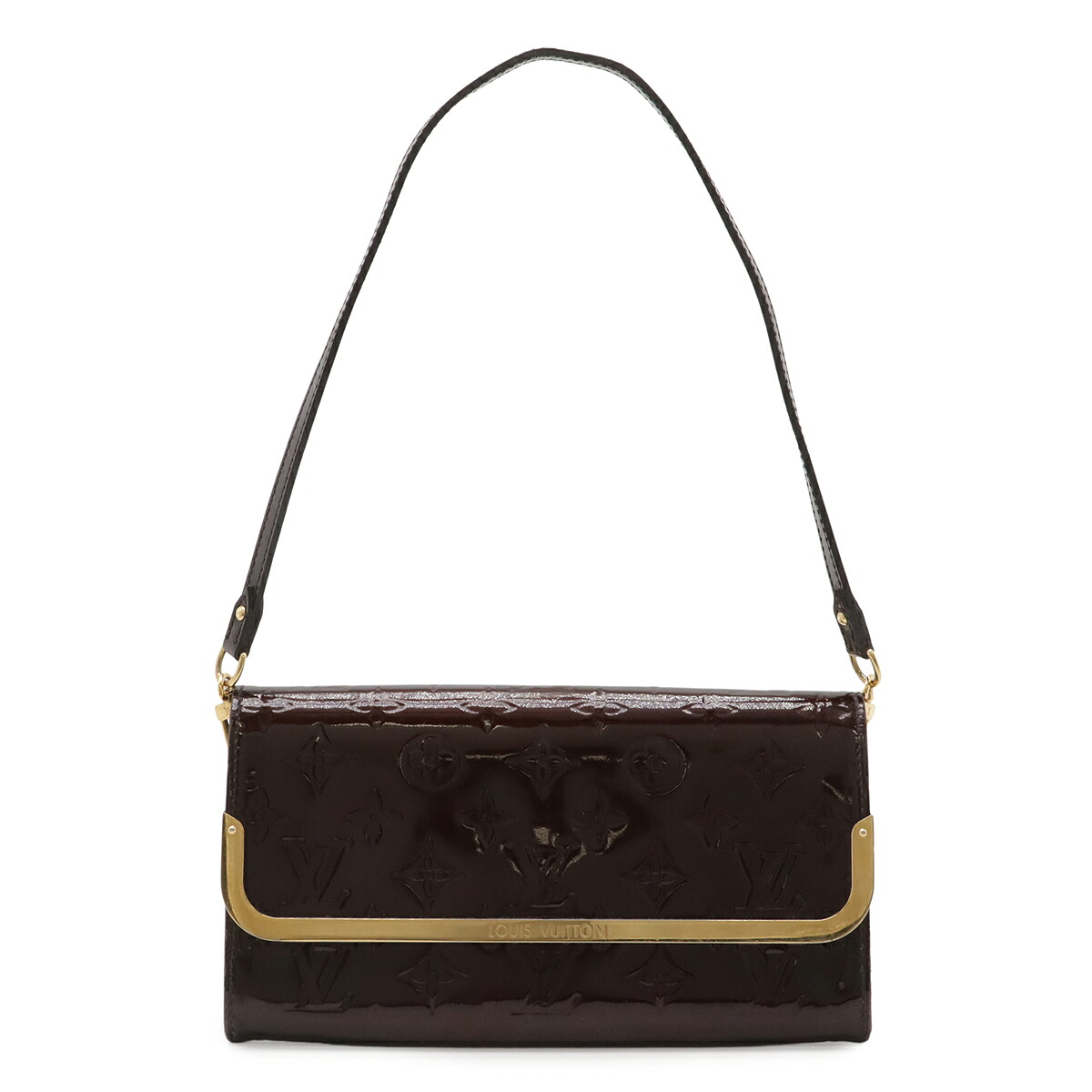 LOUIS VUITTON ルイ ヴィトン モノグラムヴェルニ ロスモアMM ショルダーバッグ 2WAY クラッチバッグ アマラント ブラウン系 M91548 【中古】｜Blumin 店