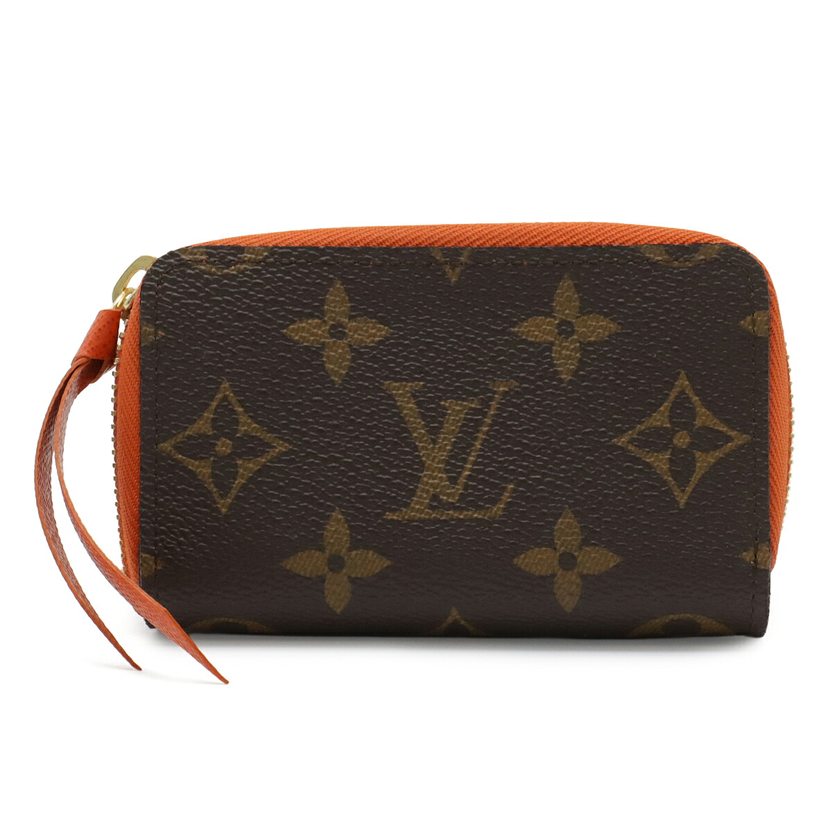 LOUIS VUITTON ルイ ヴィトン モノグラム ミュルティカルト カードケース 名刺入れ コインケース 小銭入れ ピモン オレンジ M60908 【中古】