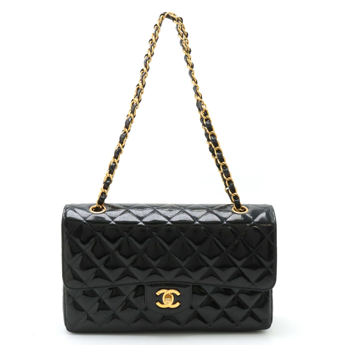 楽天市場】CHANEL シャネル マトラッセ25 ココマーク Wチェーン