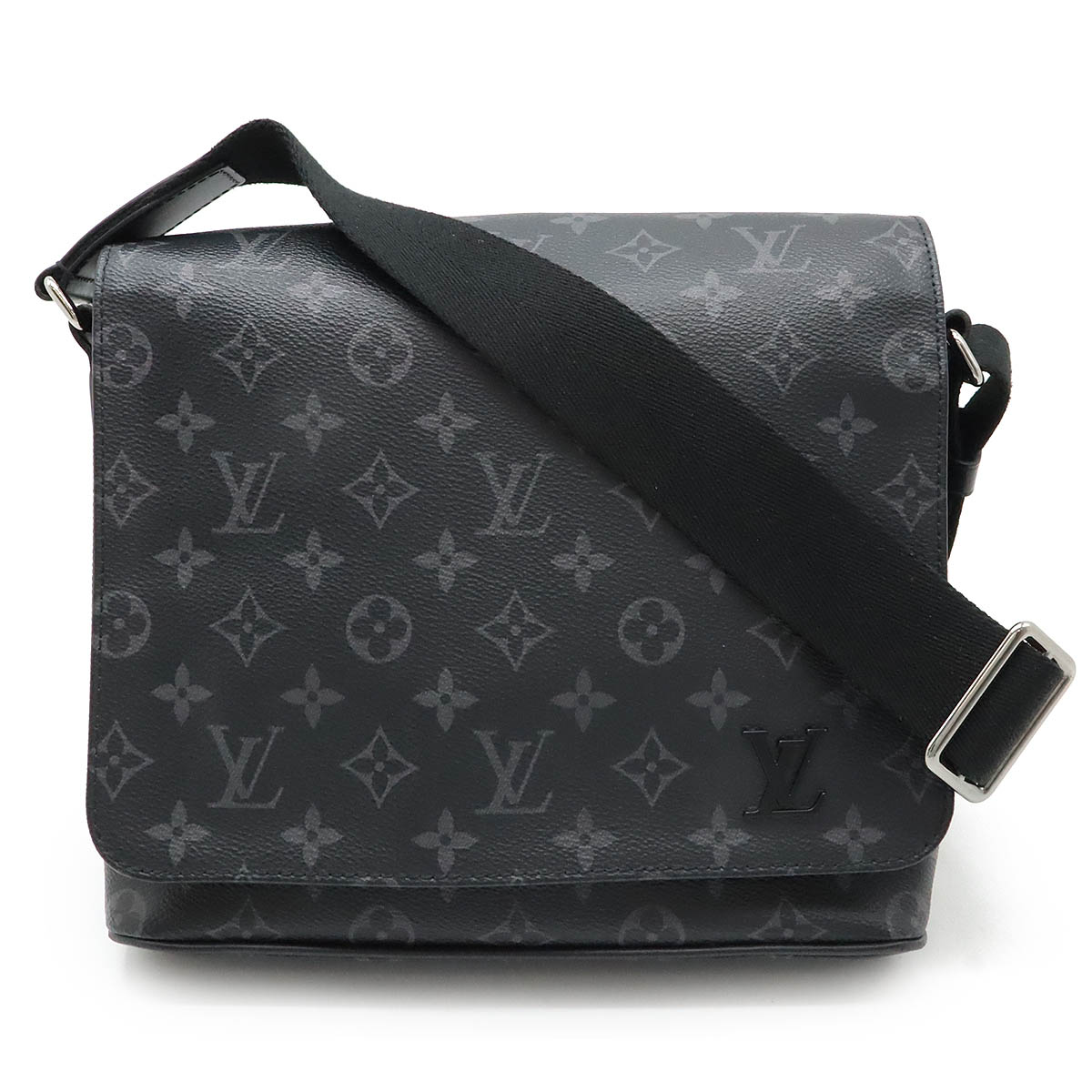 ルイヴィトン モノグラム エクリプス ディストリクトPM NM ショルダー 黒 LOUIS VUITTON ルイヴィトン M44000 ディストリクトPM