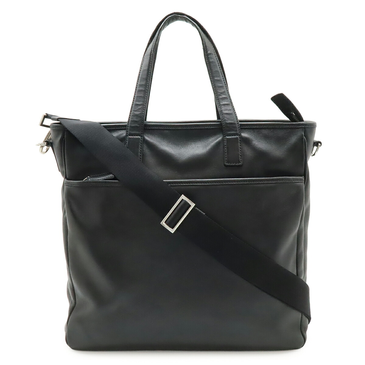 PRADA プラダ ハンドバッグ トートバッグ 2WAY ショルダーバッグ レザー NERO 黒 ブラック シルバー金具 国内アウトレット購入品 1BA063 楽天市場】PRADA プラダ ハンドバッグ トートバッグ 2WAY ショルダー