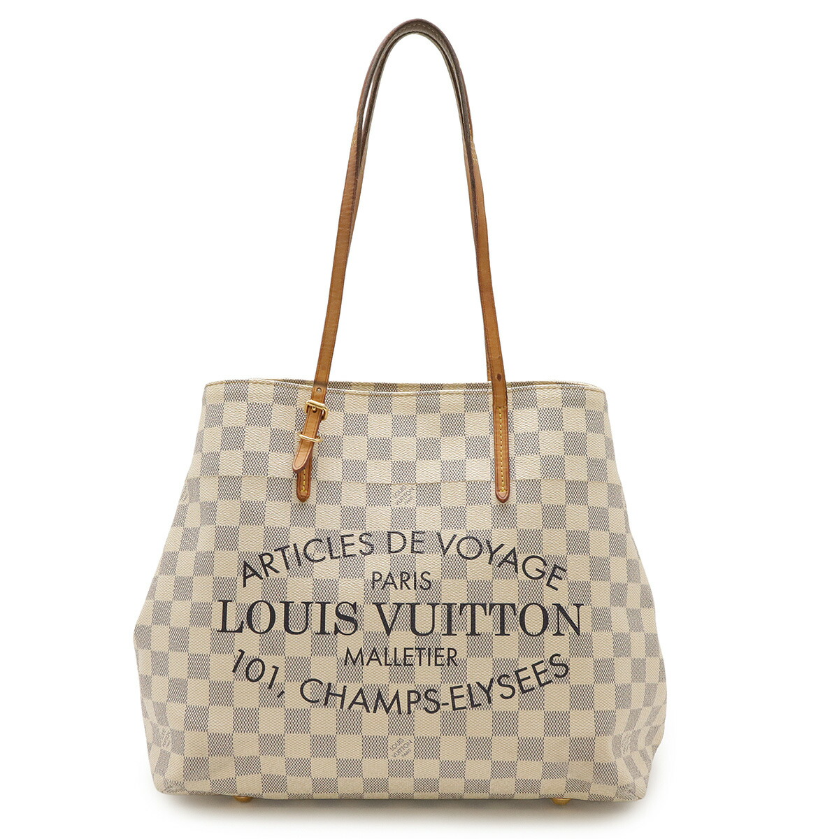 ルイヴィトンLouis VuittonカバMMカバMM アズール ダミエキャンバス N41375 MI0164 楽天市場】LOUIS VUITTON ルイ ヴィトン ダミエアズール カバMM トート