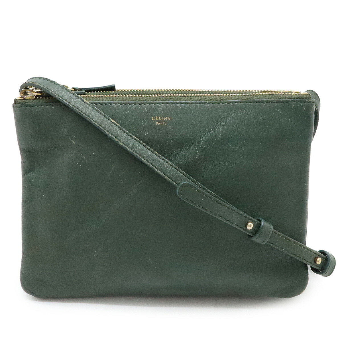 楽天市場】CELINE セリーヌ トリオ スモール ショルダーバッグ