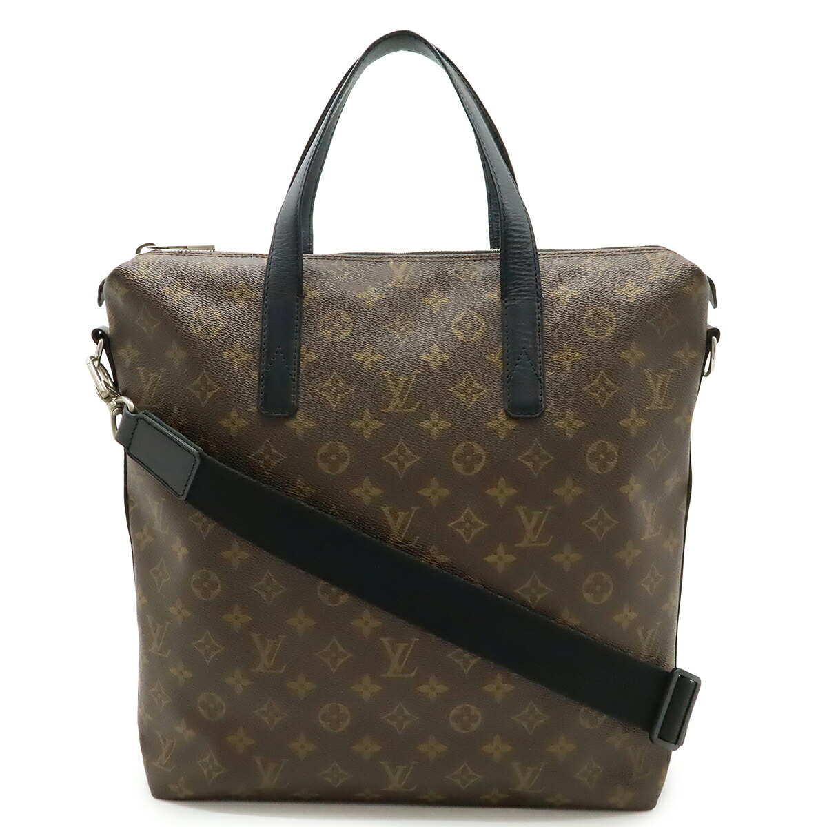LOUIS VUITTON ルイ ヴィトン モノグラムマカサー キタン トートバッグ 2WAY ショルダーバッグ 曲がった掛け M40388 【中古】