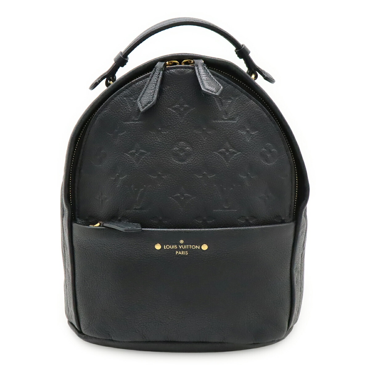 LOUIS VUITTON ルイ ヴィトン モノグラムアンプラント ソルボンヌ バックパック リュックサック ミニリュック ノワール 黒 ブラック M44016 【中古】