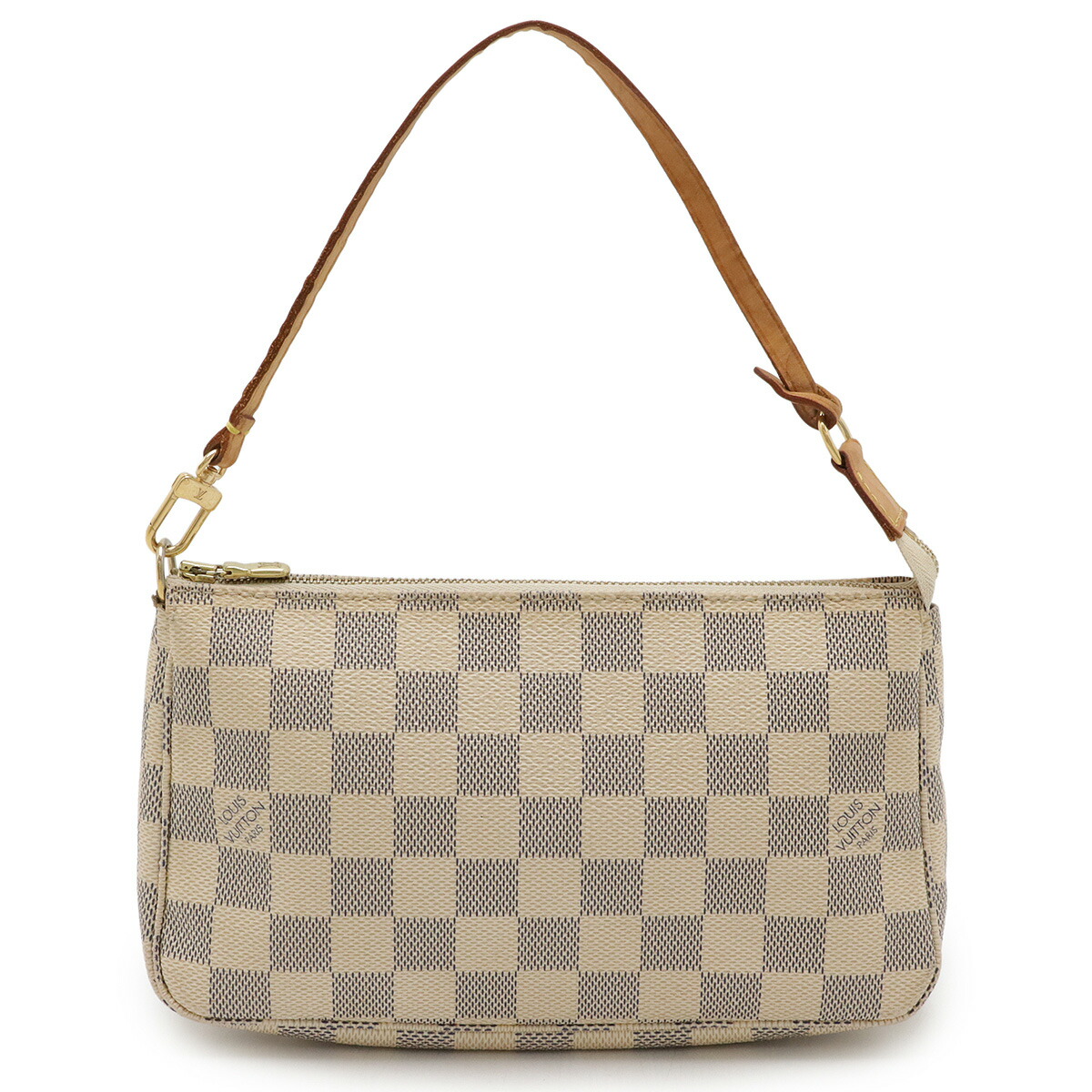 LOUIS VUITTON ルイ ヴィトン ダミエアズール ポシェット アクセソワール 付属物合財袋 寄り合い御徒面子 N41207 【中古】 レディースバッグ-バッグ・小物・ブランド雑貨-アクセサリーポーチ
