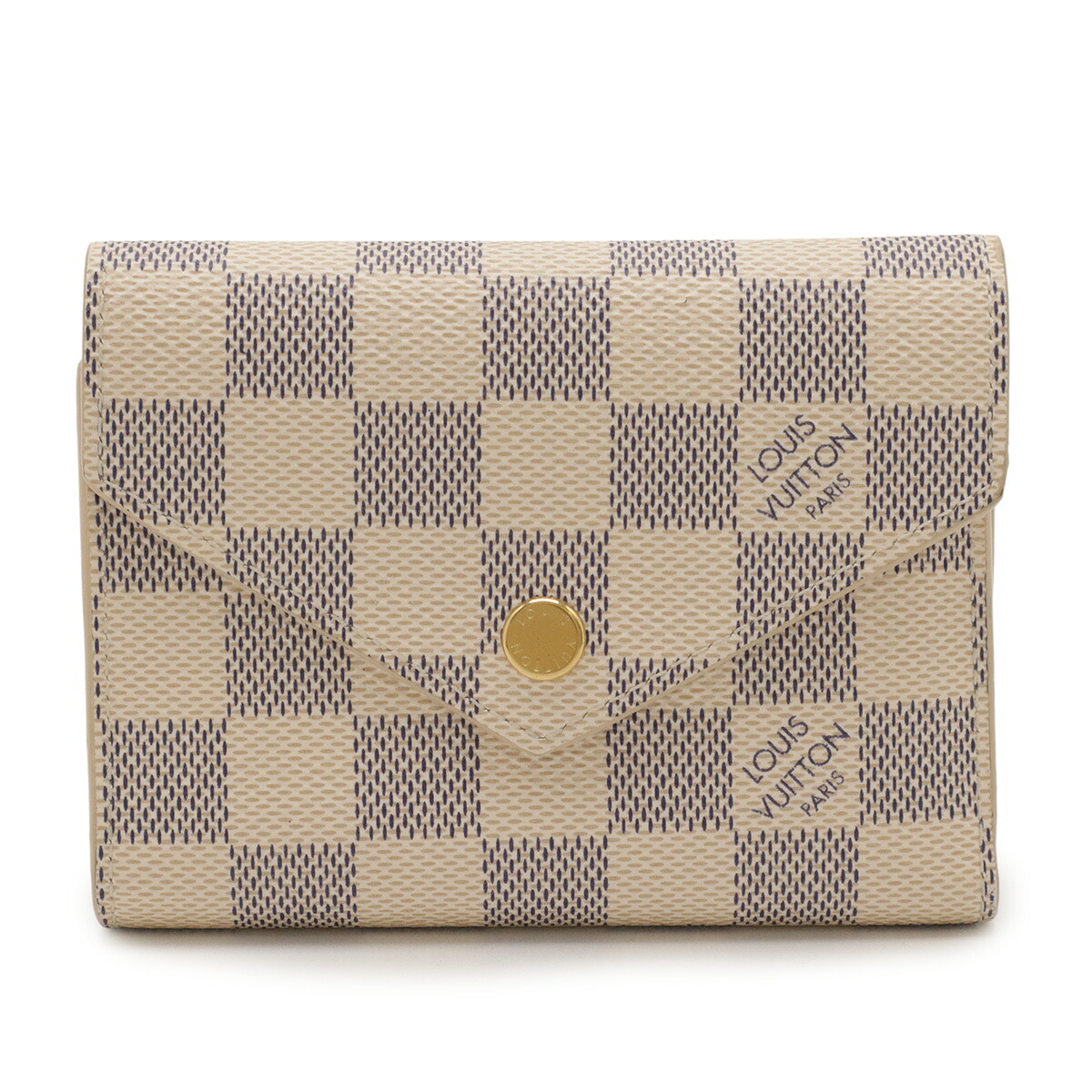 LOUIS VUITTON ルイ ヴィトン ダミエアズール ポルトフォイユ ヴィクトリーヌ 3つ折紙入れ 三つ折り紙入れ N64022 【中古】