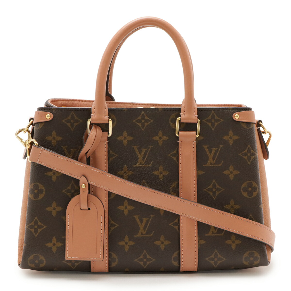 LOUIS VUITTON ルイ ヴィトン モノグラム スフロNV BB ハンドバック 2WAY ショルダーバッグ 曲がった掛け ペッシュ サクラ色 M44899 【中古】