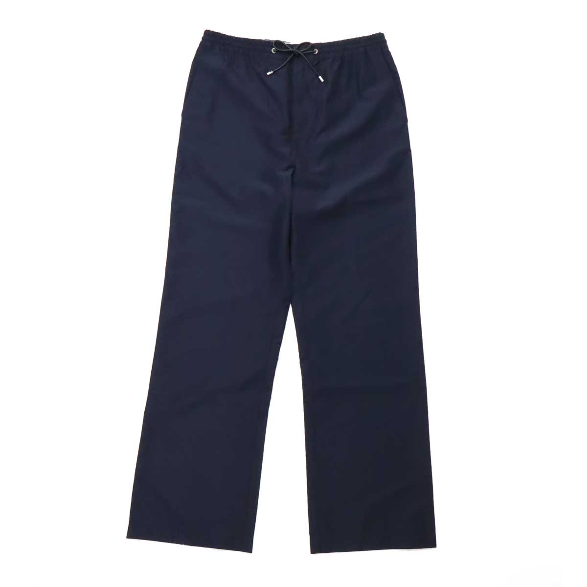 LOEWE ロエベ ロングパンツ スラックス ウール80% ポリアミド20% メンズ ネイビー 紺 #50 【中古】