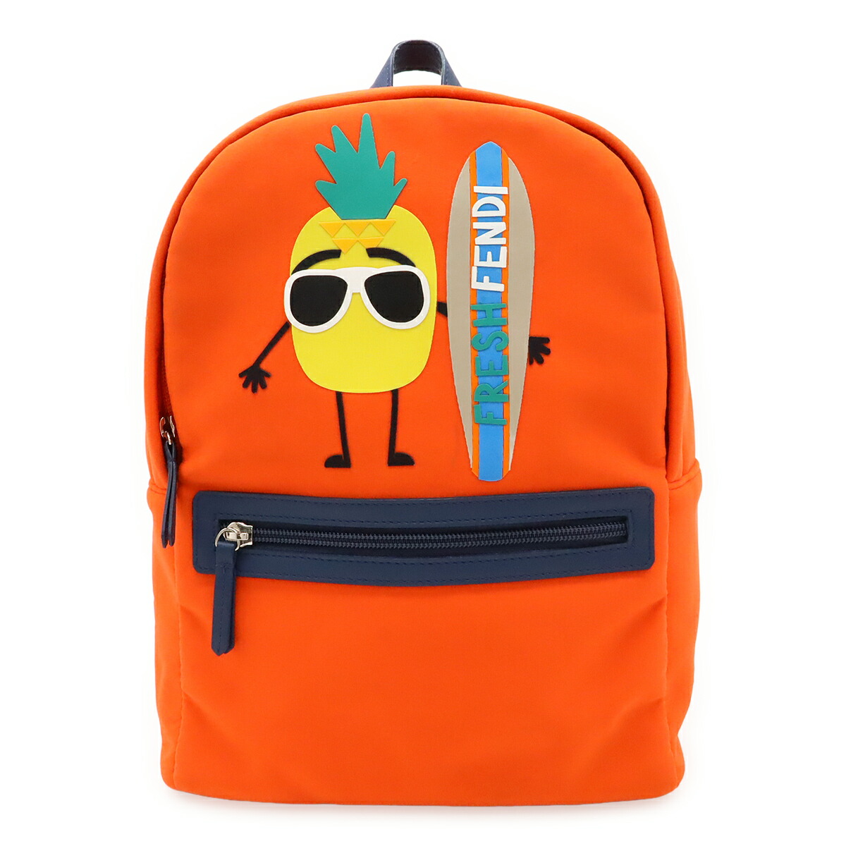 FENDI キッズ ミニリュック レザー キャンバス FENDI キッズ ミニ