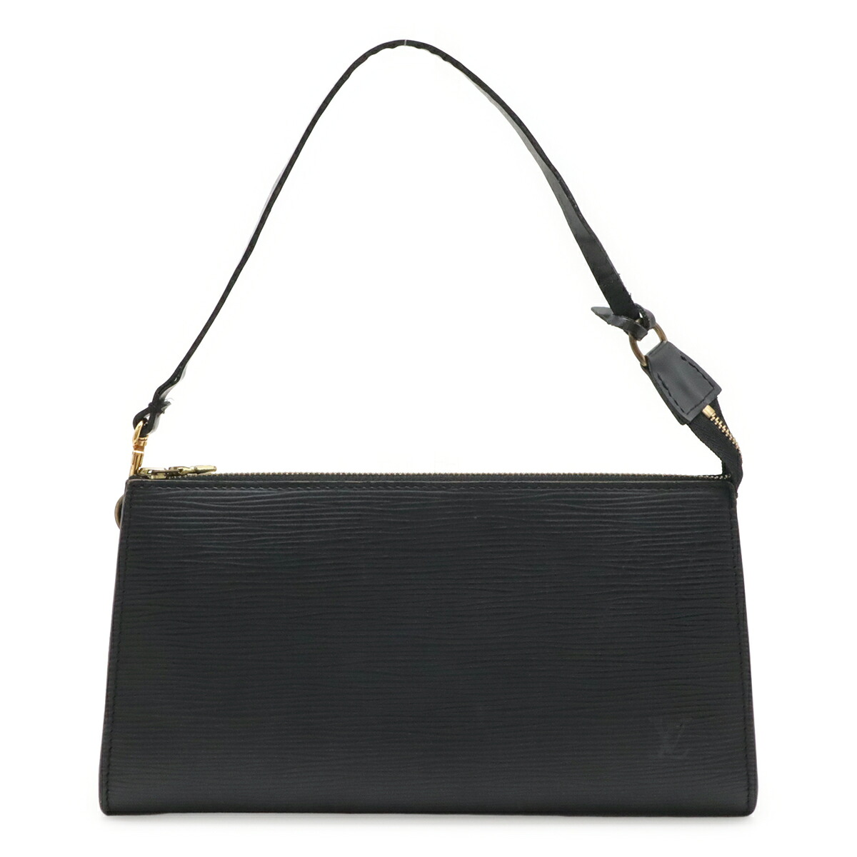 LOUIS VUITTON ルイ ヴィトン エピ ポシェット アクセソワール 付属物合切袋 ハンドバック ノワール 黒 黒いこと ゴールド金具 M52942 【中古】