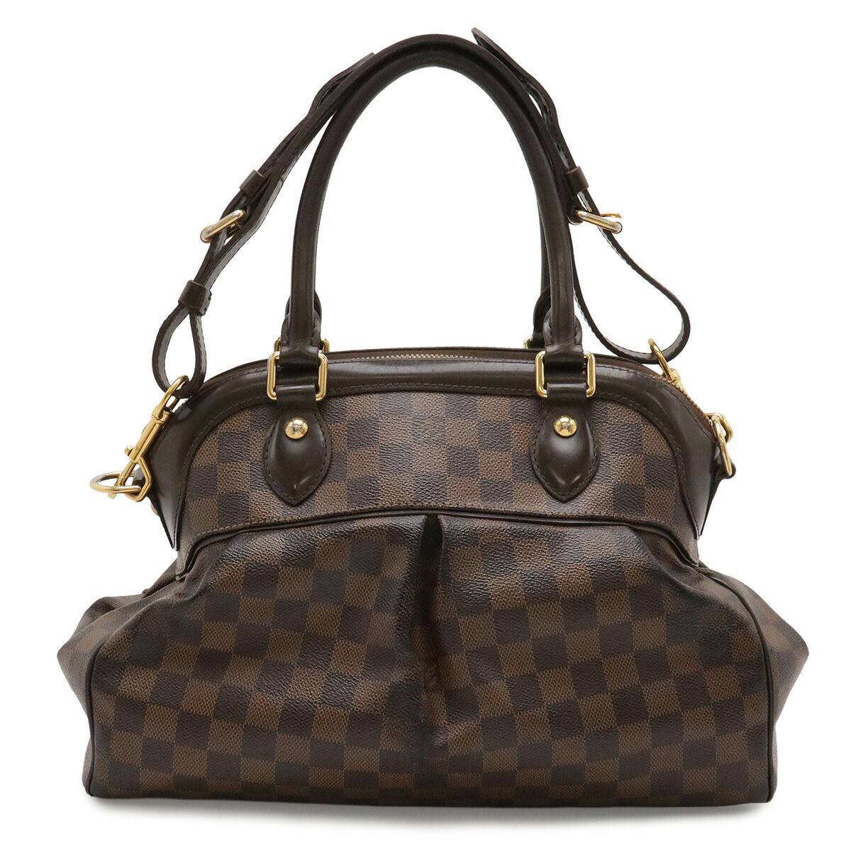 LOUIS VUITTON ルイ ヴィトン ダミエ トレヴィPM ハンドバッグ 2WAY ショルダーバッグ セミショルダー 肩掛け N51997 【中古】|Blumin 店