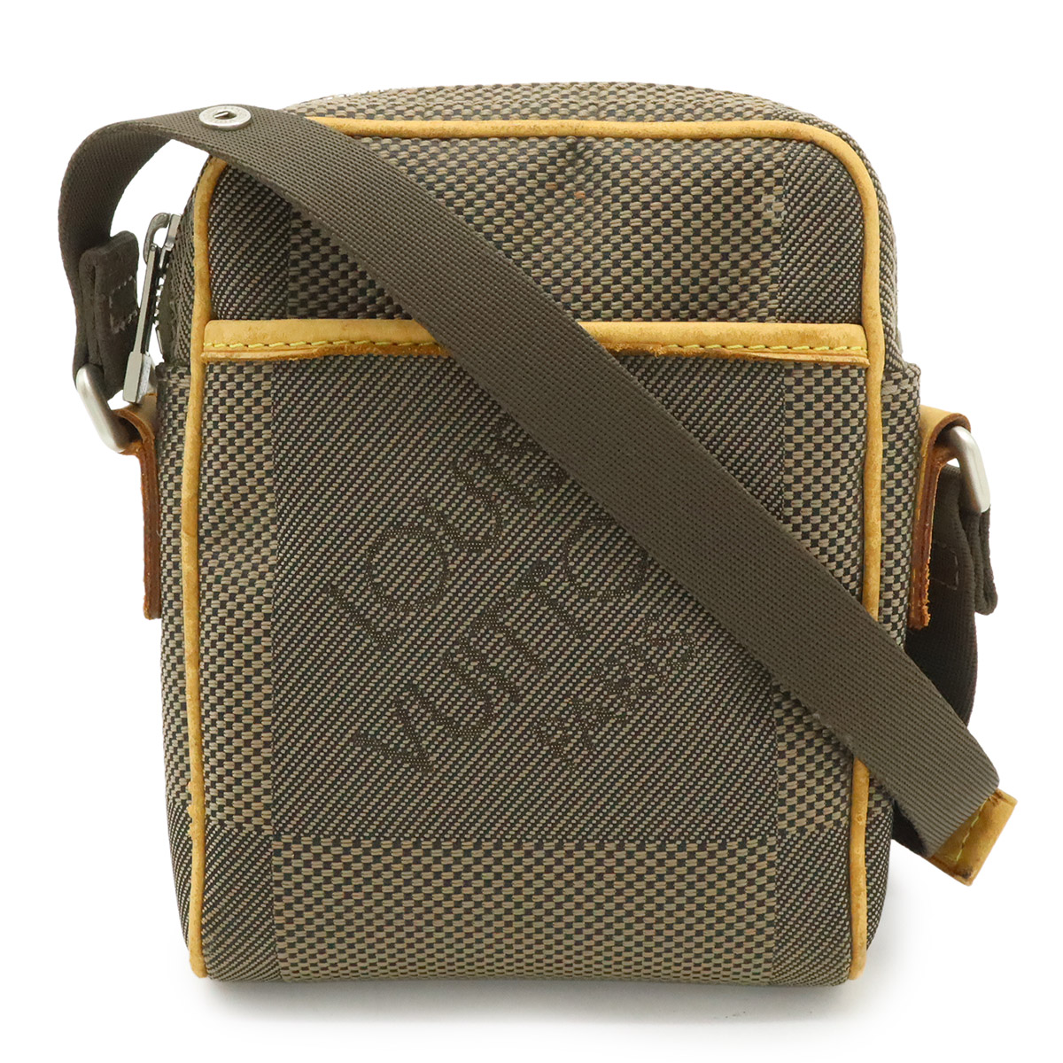 LOUIS VUITTON ルイ ヴィトン ダミエジェアン ミニ シタダン ショルダーバッグ 斜め掛けショルダー キャンバス テール カーキ M93621 【中古】