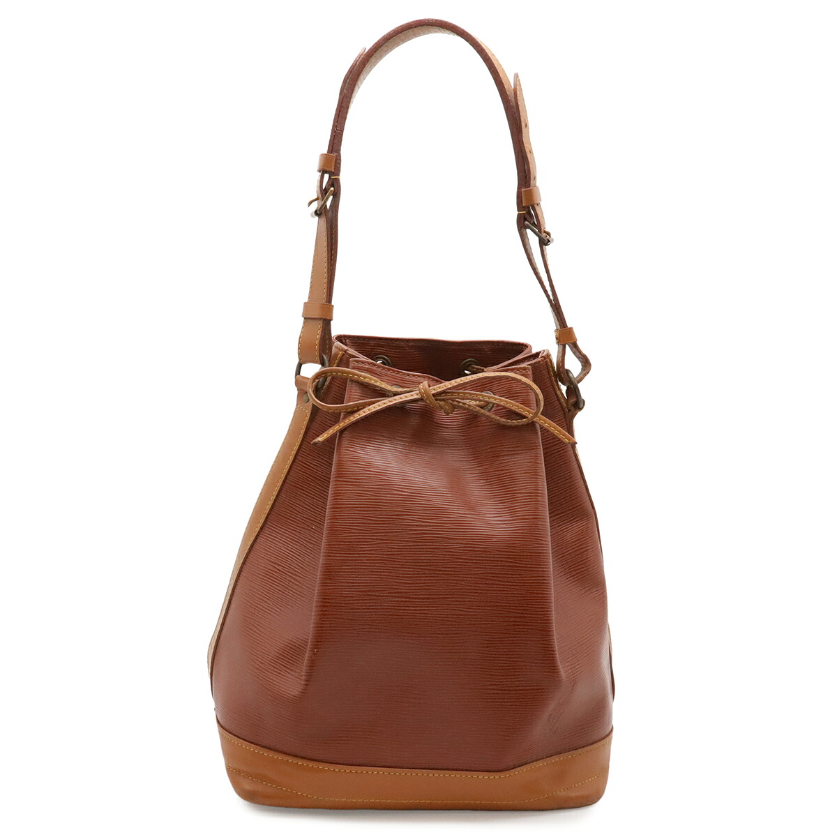 LOUIS VUITTON ルイ ヴィトン エピ ノエ 巾着 ショルダーバッグ ワンショルダー バイカラー レザー ケニアブラウン ジパングゴールド M44028 【中古】｜Blumin 店 35,620円