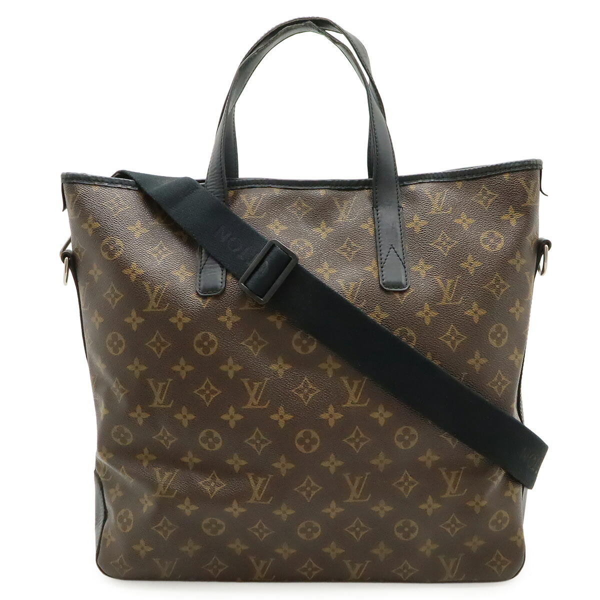 LOUIS VUITTON ルイ ヴィトン モノグラムマカサー デイヴィス トートバッグ ラージトート ショルダーバッグ ブラウン M56708 【中古】