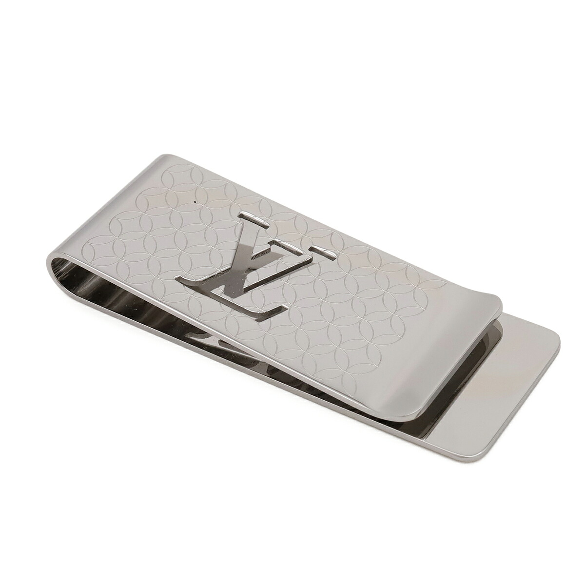 LOUIS VUITTON ルイ ヴィトン パンス ビエ シャンゼリゼ マネークリップ ビルクリップ 札ばさみ メタル シルバー M65041 【中古】｜Blumin 店