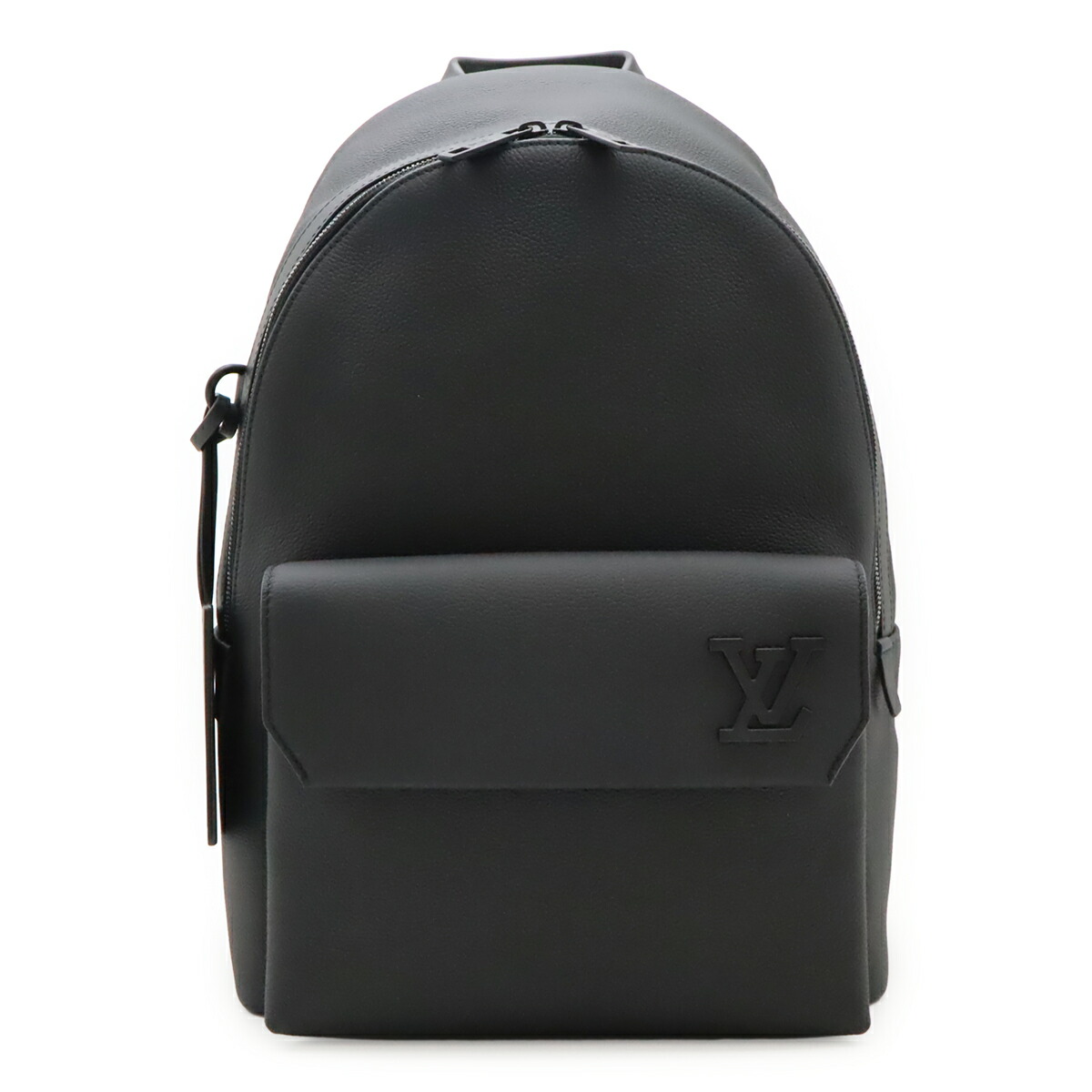 LOUIS VUITTON ルイ ヴィトン LVアエログラム テイクオフ バックパック リュックサック デイパック レザー ノワール ブラック 黒 M57079 【中古】