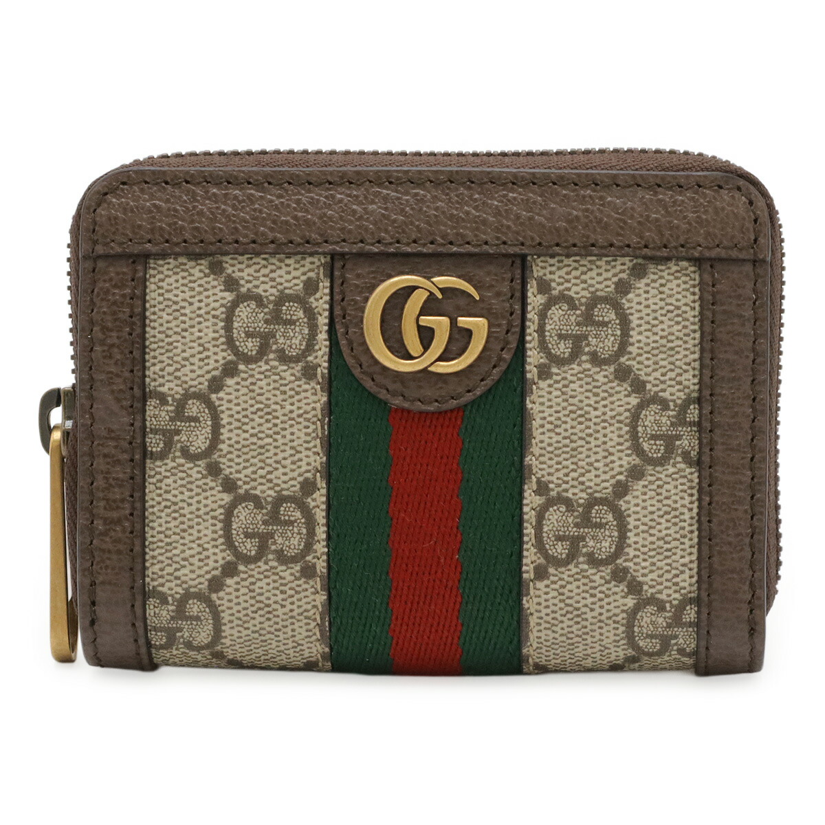 GUCCI グッチ オフィディア GGスプリーム コインケース 胴締め御徒面子 酉の方角御徒面子 車寄せ PVC なめし革 ベージュ 722545 【中古】