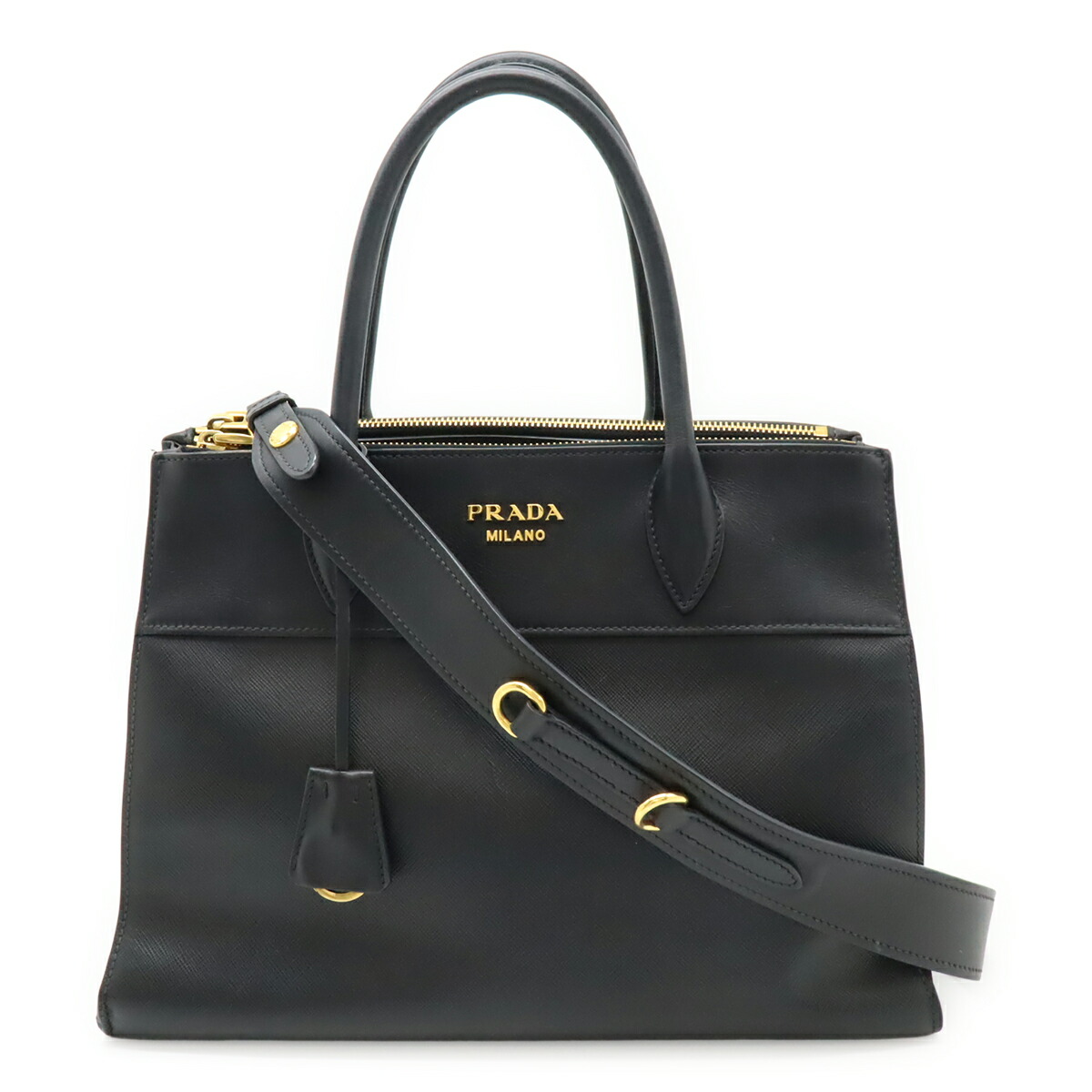 PRADA プラダ BL0837 ハンドバッグ 2WAY プロムナード PRADA（プラダ） プロムナード サフィアーノ ショルダーバッグ レザー