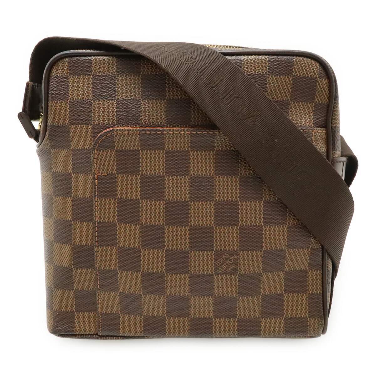 LOUIS VUITTON ルイ ヴィトン ダミエ オラフPM ショルダーバッグ ポシェット 曲がった掛け N41442 【中古】