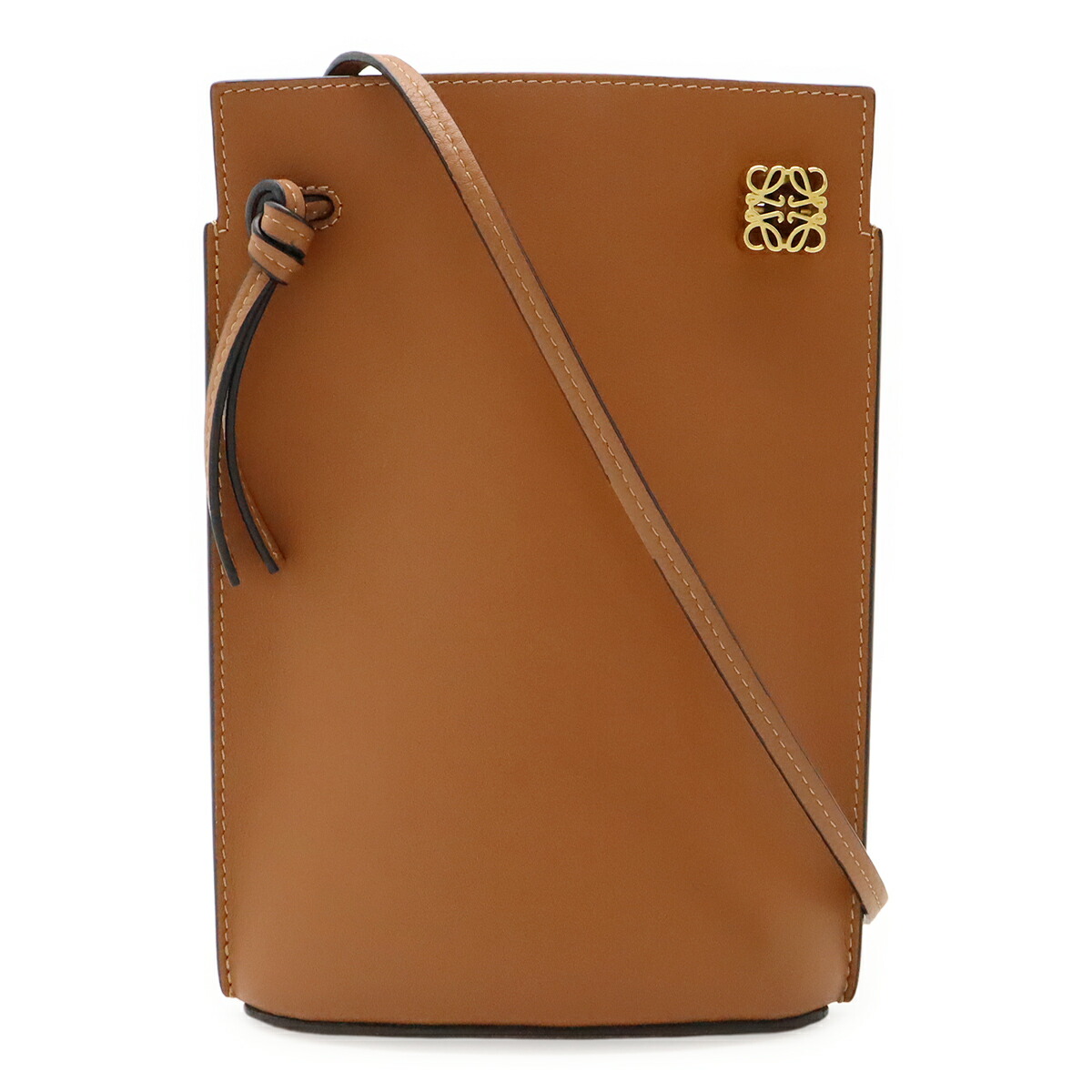 【希少】LOEWE ワンショルダーバッグ ホーボー アナグラム ポーチ付属 美品 ポーチ付 LOEWE ロエベ アナグラム 総柄 レザー ワン