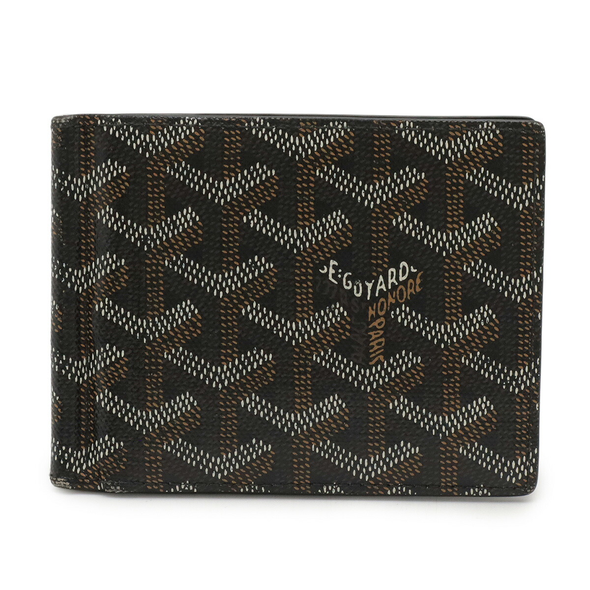 Goyard ゴヤール サントマ GOYARD レア美品 ゴヤール サン トマ マネークリップ付き 二