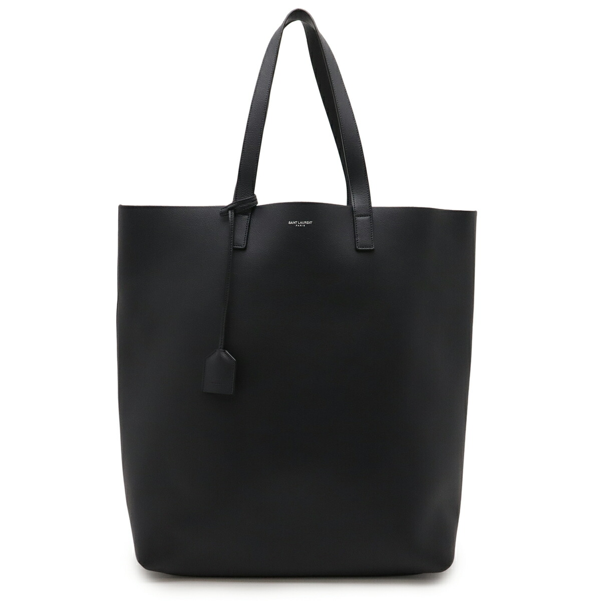 SAINT LAURENT PARIS サン ローラン 光の都市 YSL イブサンローラン 買い出し 肩肉 トートバッグ なめし革 黒いこと 黒 合切袋欠品 396906 【中古】