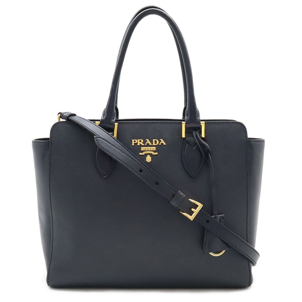 楽天市場】【バッグ】PRADA プラダ SAFFIANO LUX サフィアーノ ガレリア ハンドバッグ 2WAY ショルダーバッグ 斜め掛け レザー  NERO 黒 ブラック BN1801 【中古】 : Blumin 楽天市場店