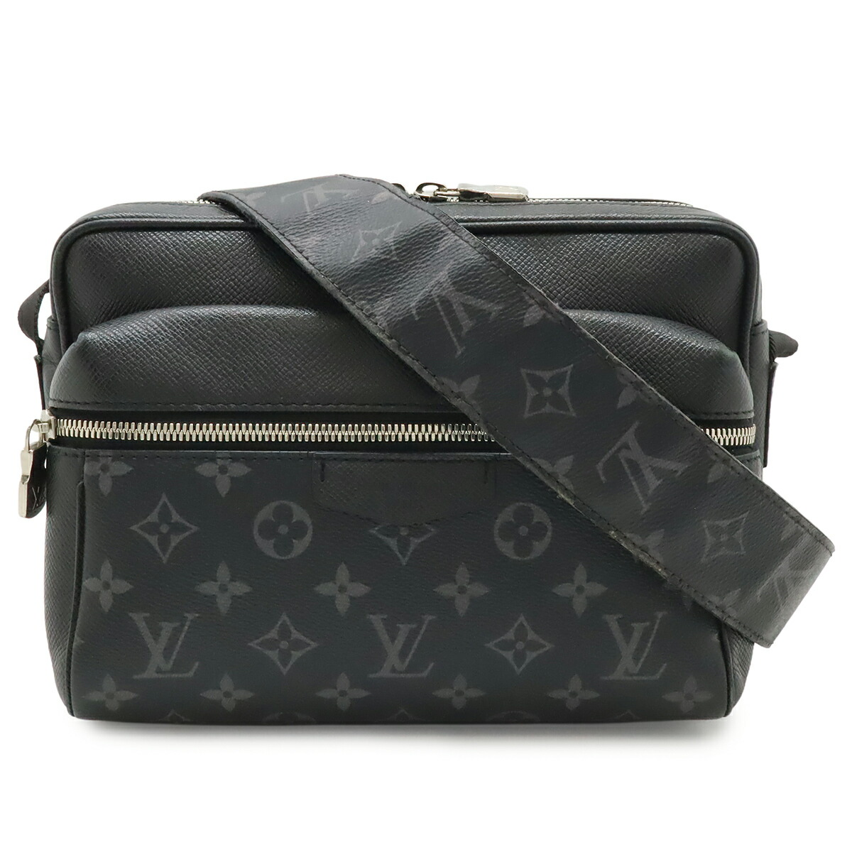LOUIS VUITTON ルイ ヴィトン タイガラマ モノグラムエクリプス アウトドア メッセンジャーPM ショルダーバッグ 斜め掛け ノワール ブラック M30233 【中古】