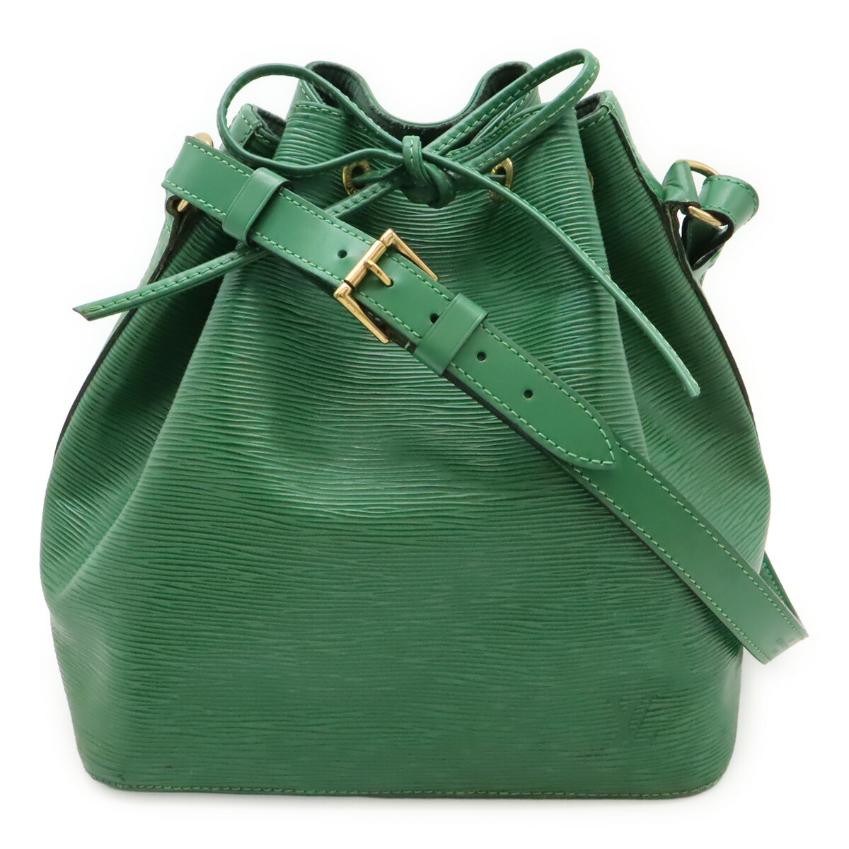 LOUIS VUITTON ルイ ヴィトン エピ プチノエ ショルダーバッグ セミショルダー ワンショルダー 巾着型 ボルネオグリーン 緑 M44104 【中古】