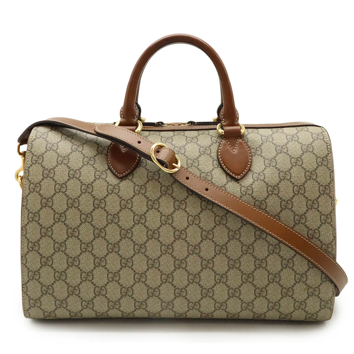 【美品】GUCCI グッチ GGプラス ボストンバッグ/ベージュ系×ブラウン 楽天市場】GUCCI グッチ オールドグッチ GGプラス シェリー