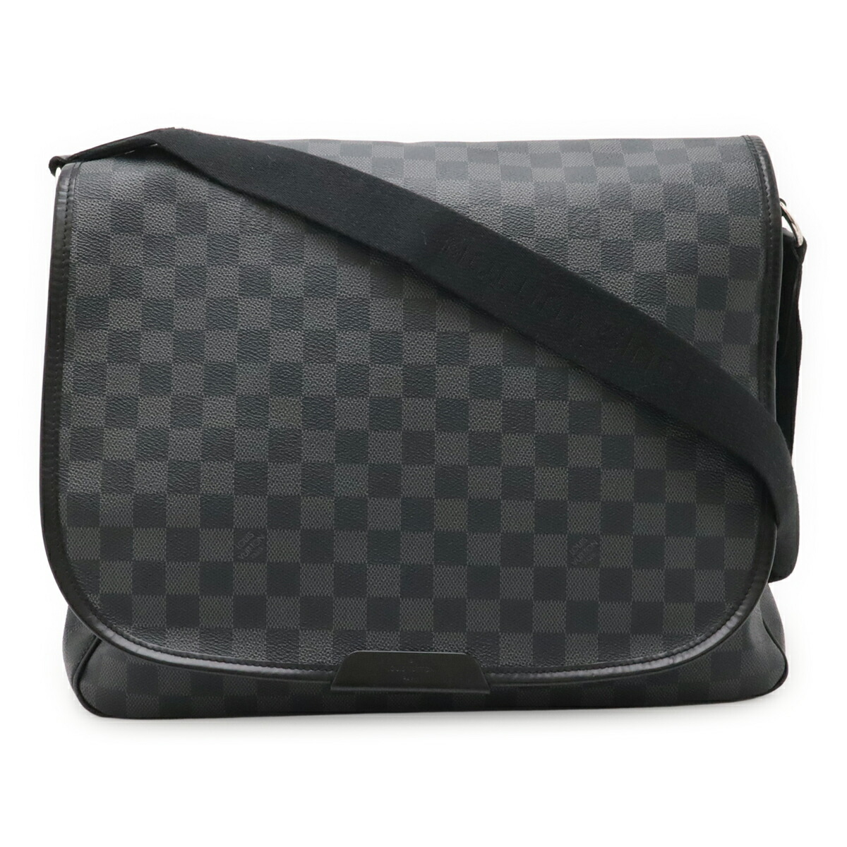 LOUIS VUITTON ルイ ヴィトン ダミエグラフィット ダニエルGM 伝達人御徒面子 ショルダーバッグ 曲がった掛け N58033 【中古】