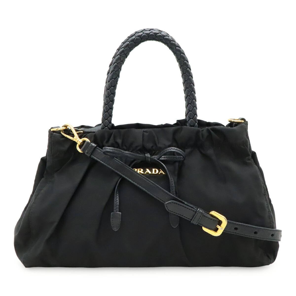 楽天市場】PRADA プラダ リボン ハンドバッグ ミニバッグ 2WAY