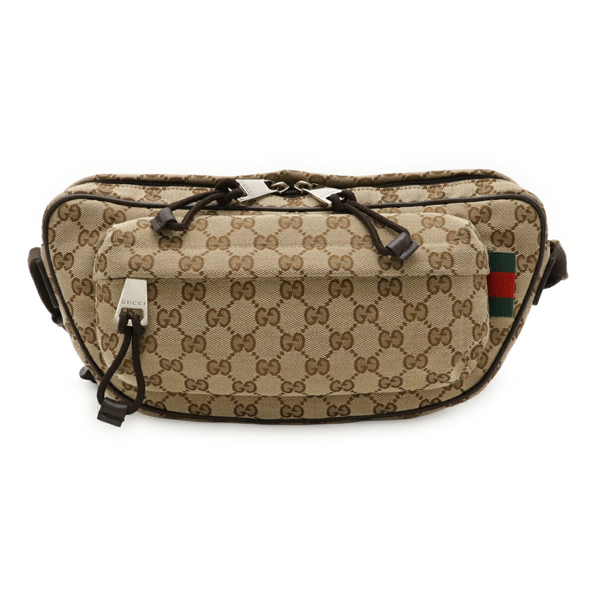 楽天市場】GUCCI グッチ GGキャンバス ラージ スリングバッグ ボディ